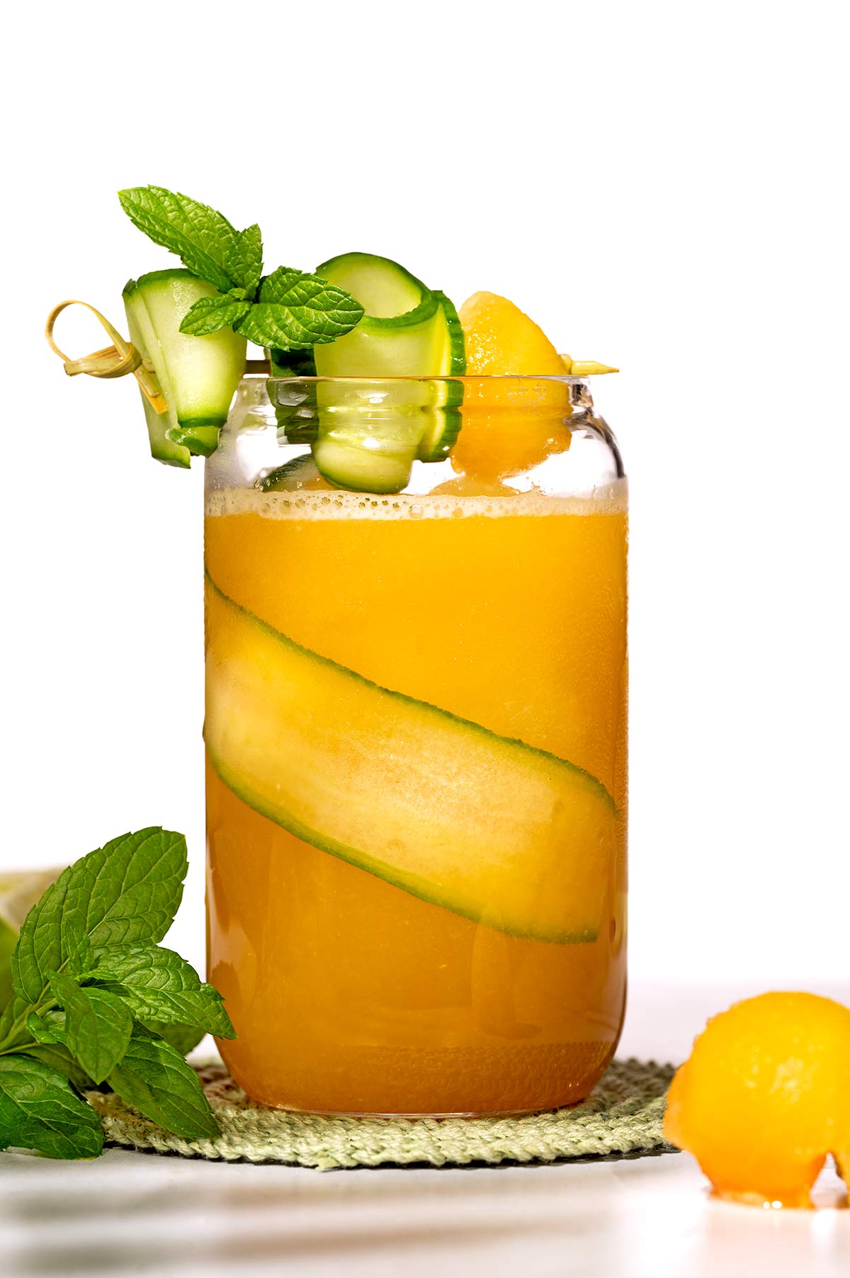 mocktail πεπόνι, αγγούρι